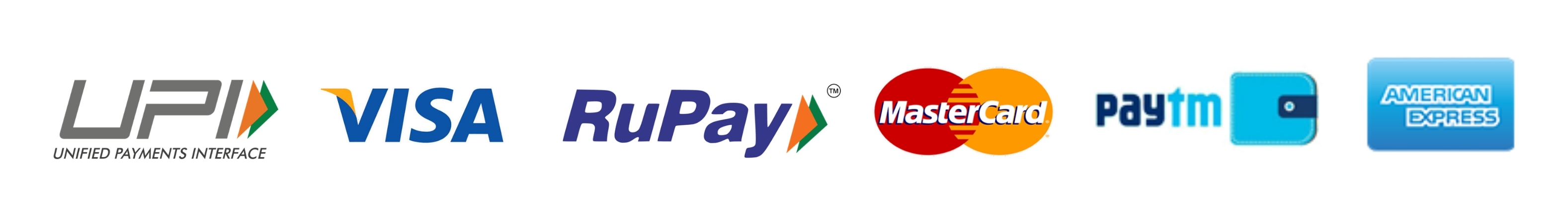 Payment Methods - UPI, Cards, Net Banking, COD