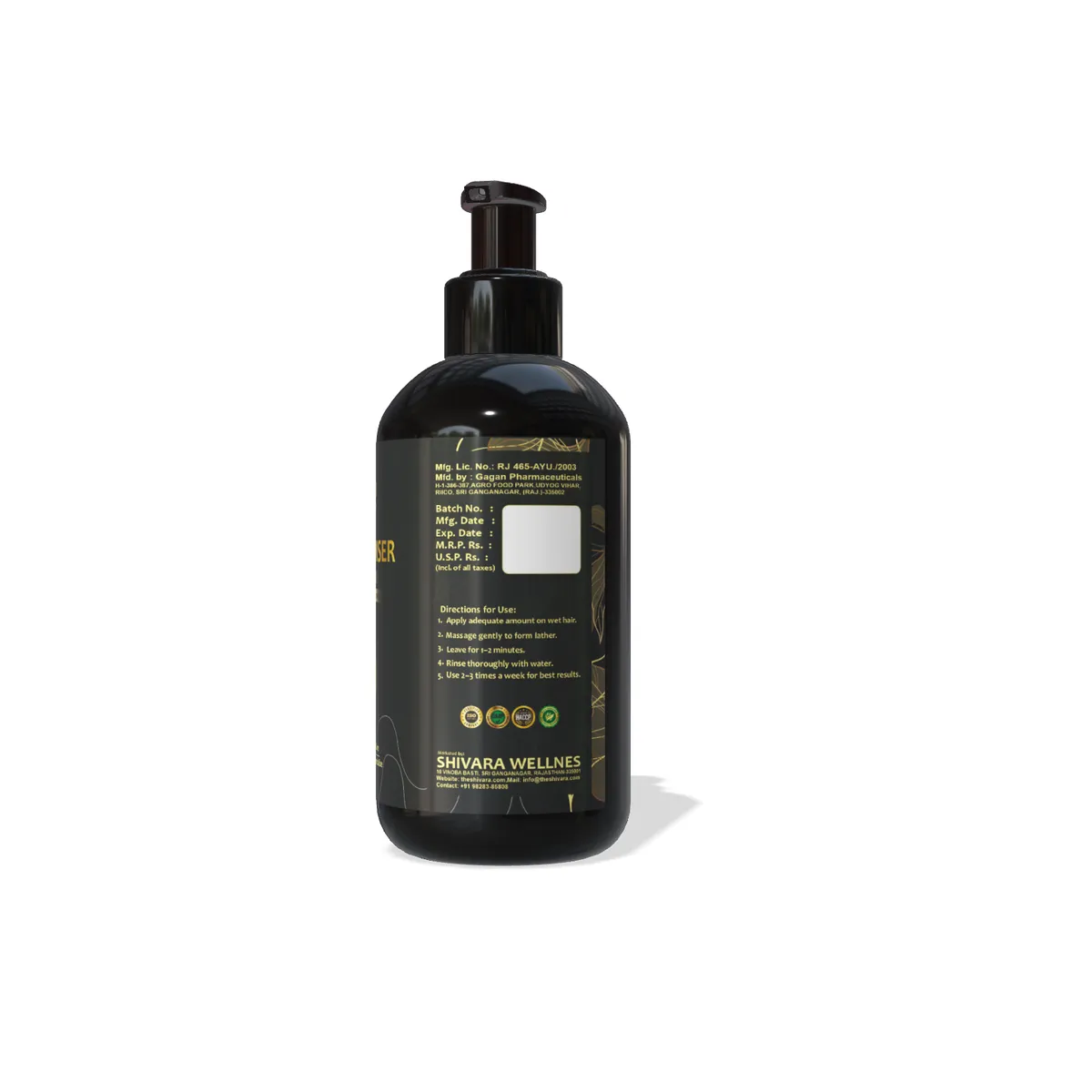 Keshropan Hair Oil And Cleanser Shampoo For Strong And Healthy Hair Pack of 2