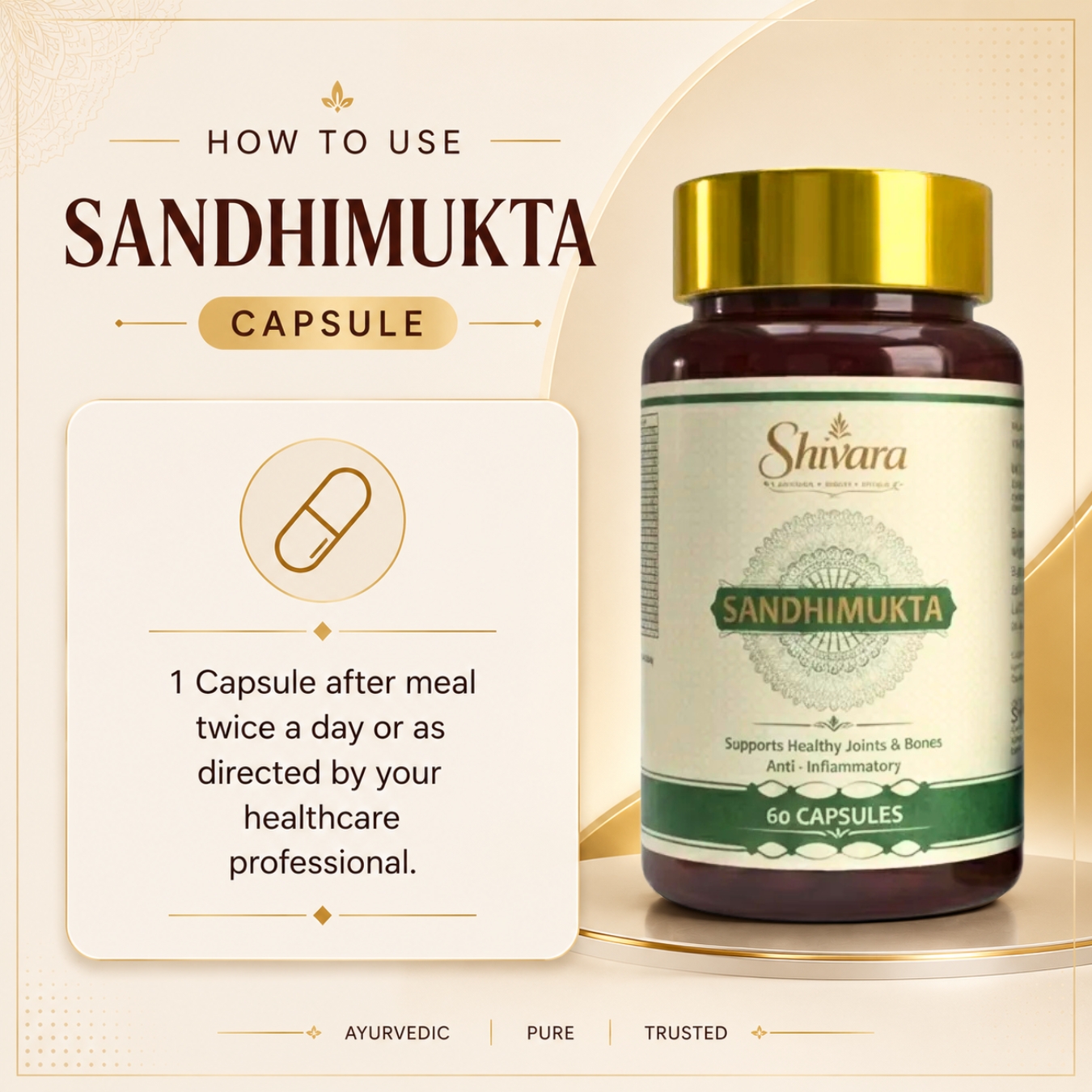 Sandhimukta Capsules Helps Support Healthy Joint Function And Mobility